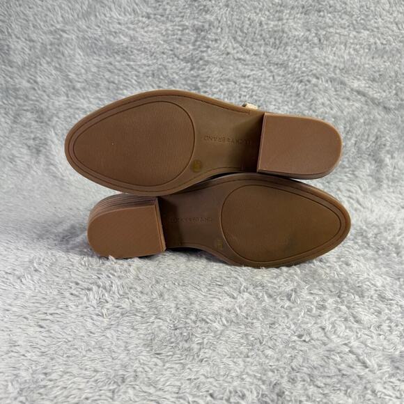 Lucky Brand Fenise Clogs Tan Coffee Suede Booties Women's Size 7.5 Backstrap - Picture 5 of 11